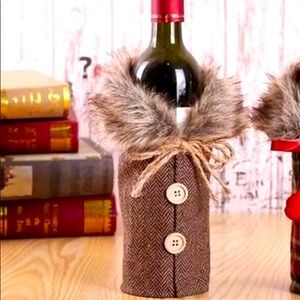NWT Christmas Wine Bottle Cover 🍷🎄